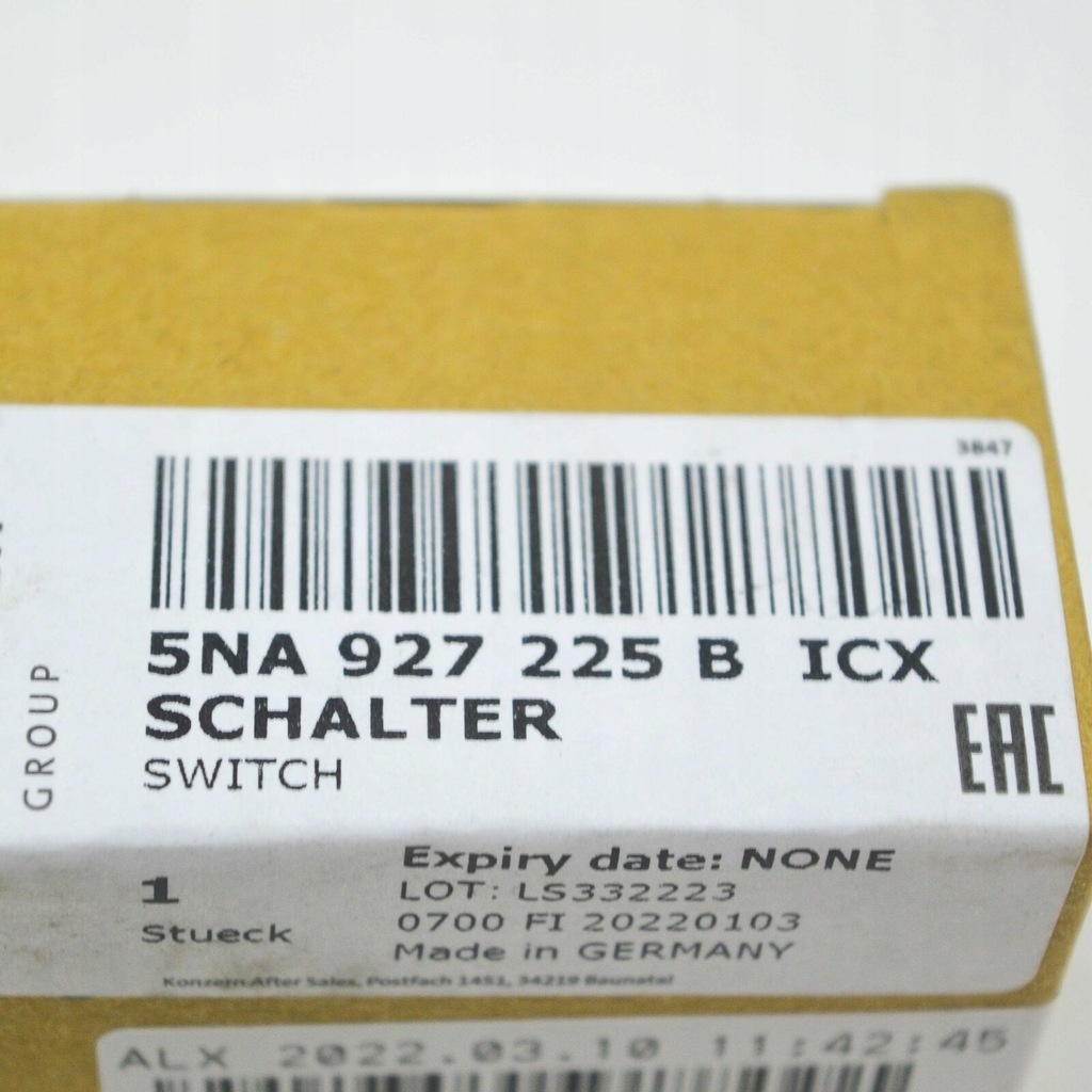 фото №8, Перемикач гальма epb чорний aluminiowy vag seat tarraco volkswagen