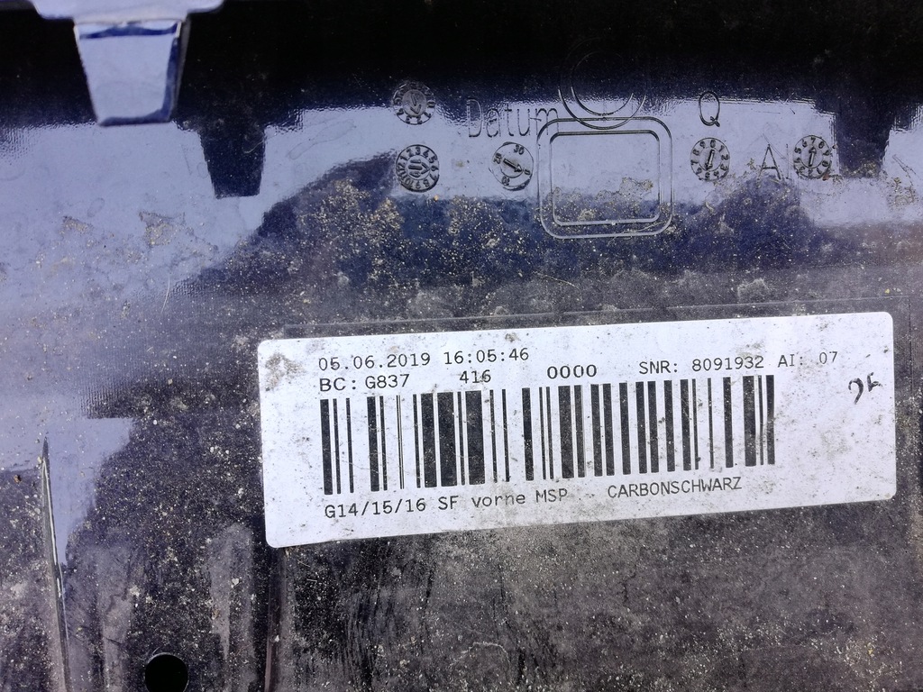 фото №5, Bmw 8 g14 g15 g16 m-pakiet передній бампер перед