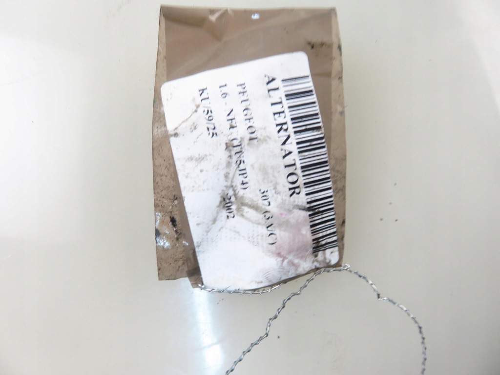 Генератор peugeot 307 3a/c 1.6 - nfu tu5jp4 9638544580 63321829 Доставка