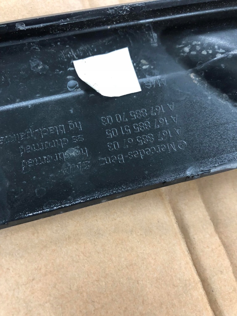 фото №11, Mercedes gle 167 w167 молдинг бампера перед нижня a1678857003