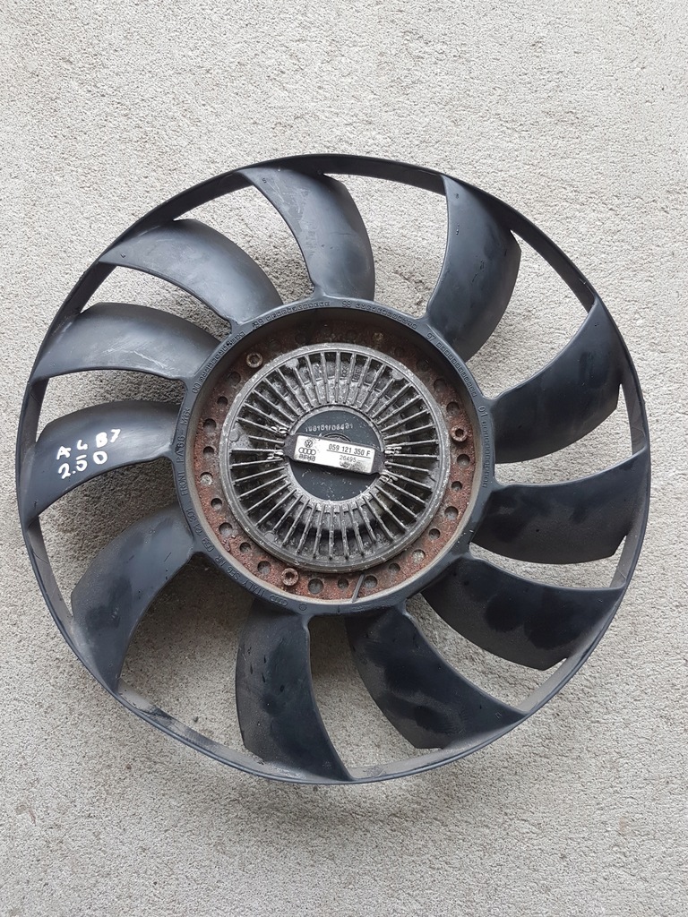 фото №1, Audi a4 b7 04- віскозна муфта вентилятор 2.5d 059121350f