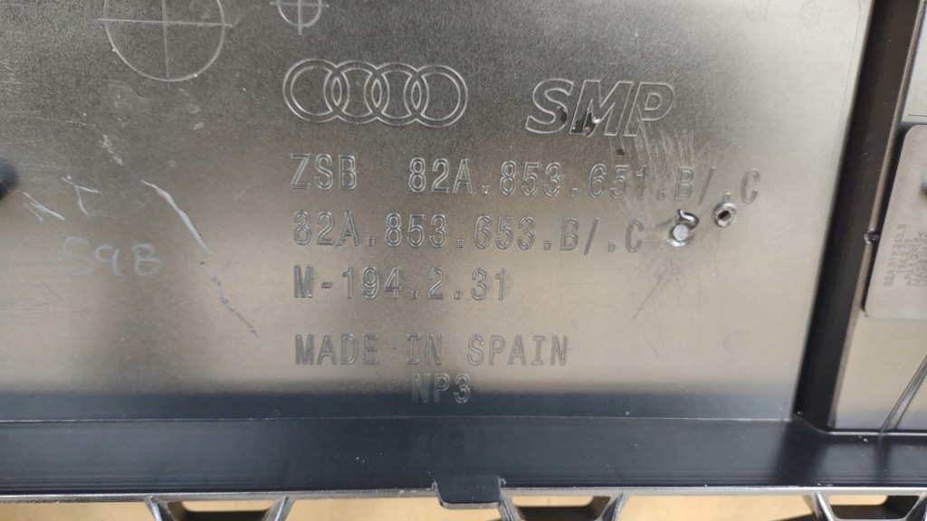 фото №8, Audi a1 ii 2 17- решітка радіатора радіатора решітка радіатора 82a853651b audi оригінальний номер s-line pdc+radar