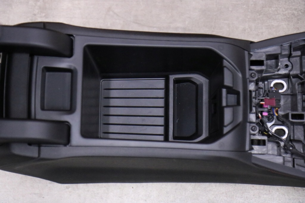 фото №12, Bmw x4 g02 тунель середній консоль підлокітник шкіра червоний шов europa