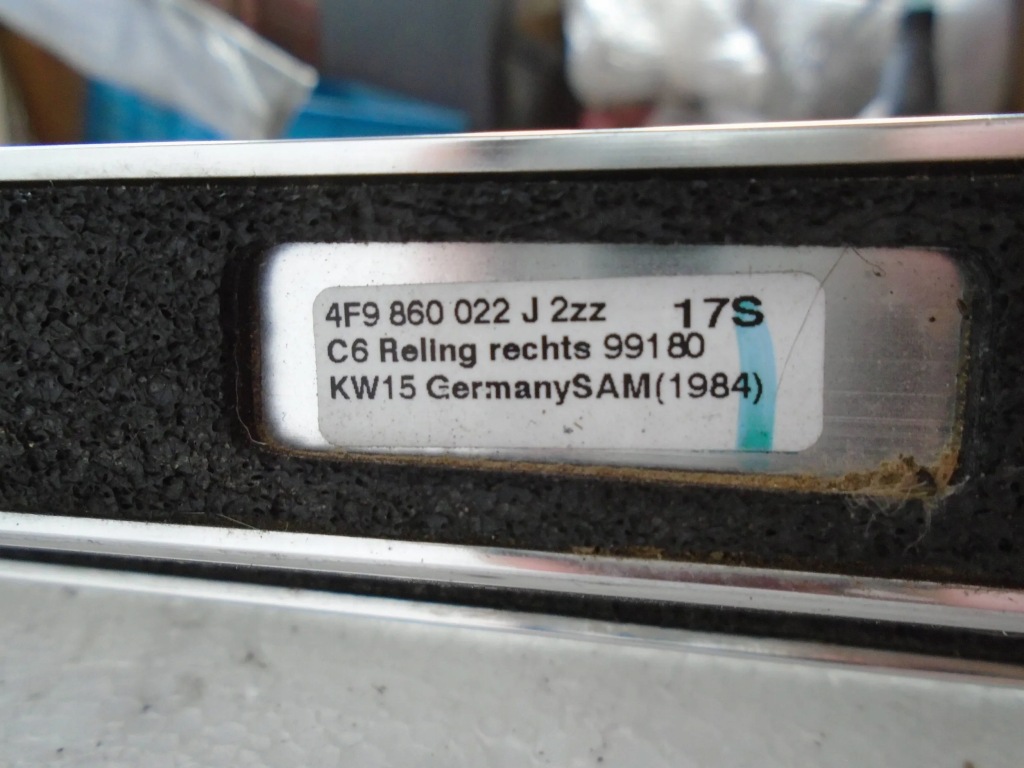 Рейлінги дахові 4f9860022j audi a6 07- Недорого