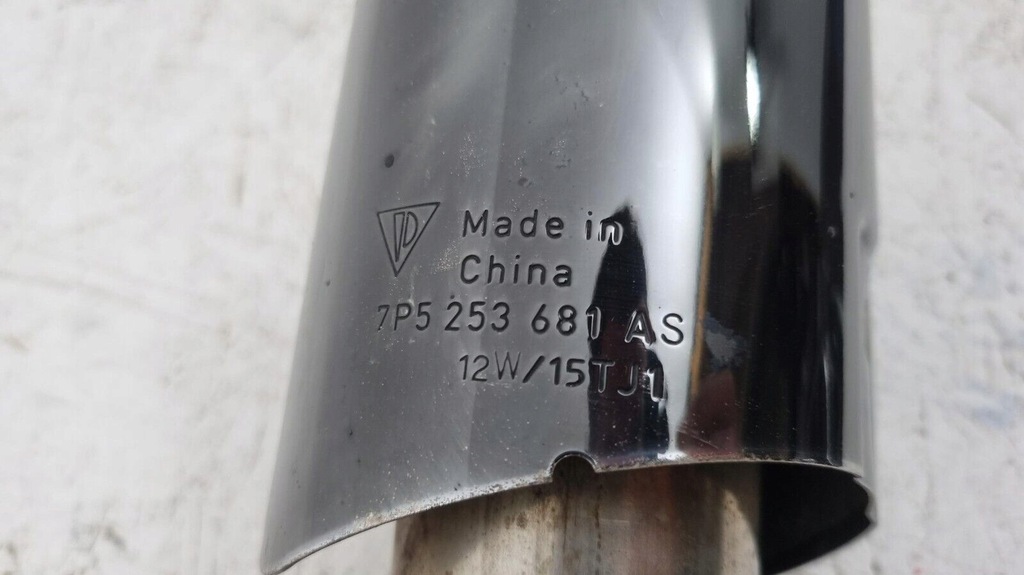 фото №6, Porsche cayenne ii 7p5 turbo 2015- наконечник глушителя левая 7p5253681as