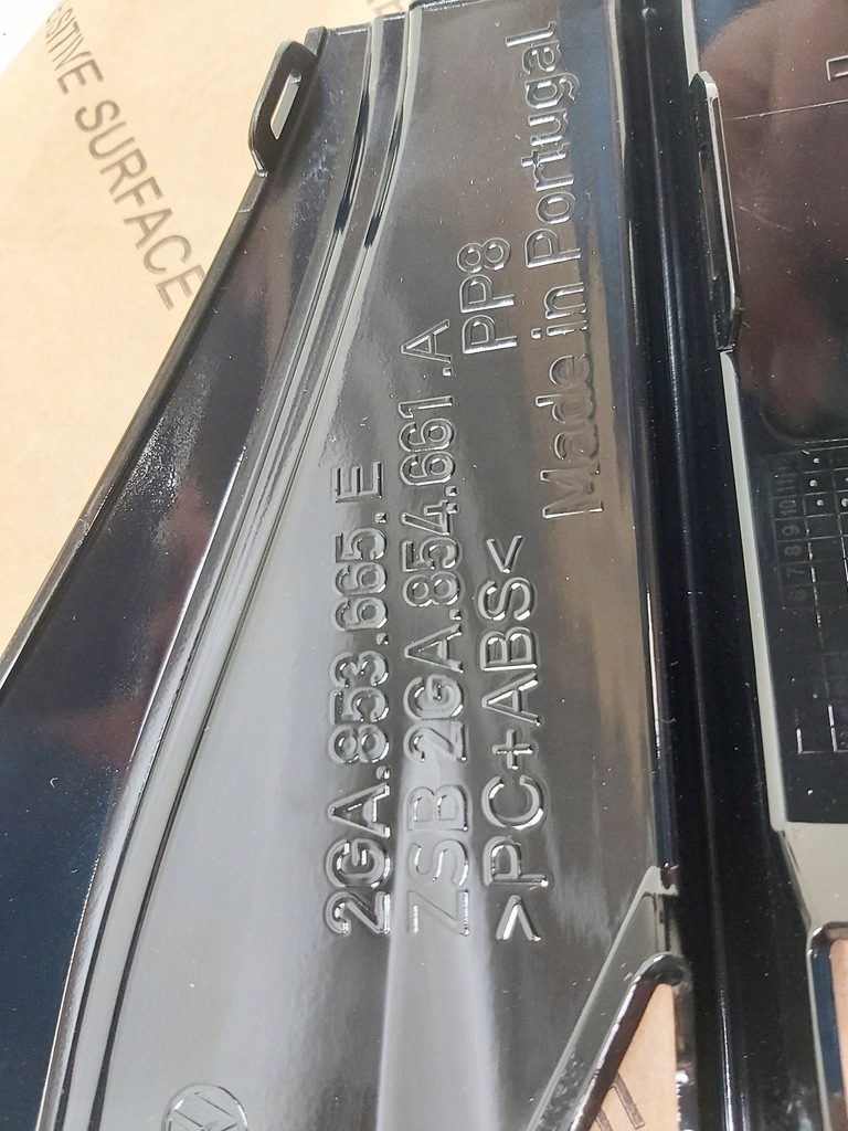 фото №4, Решітка бампера ліва vw t-roc lift r-line 2ga853665e nowa