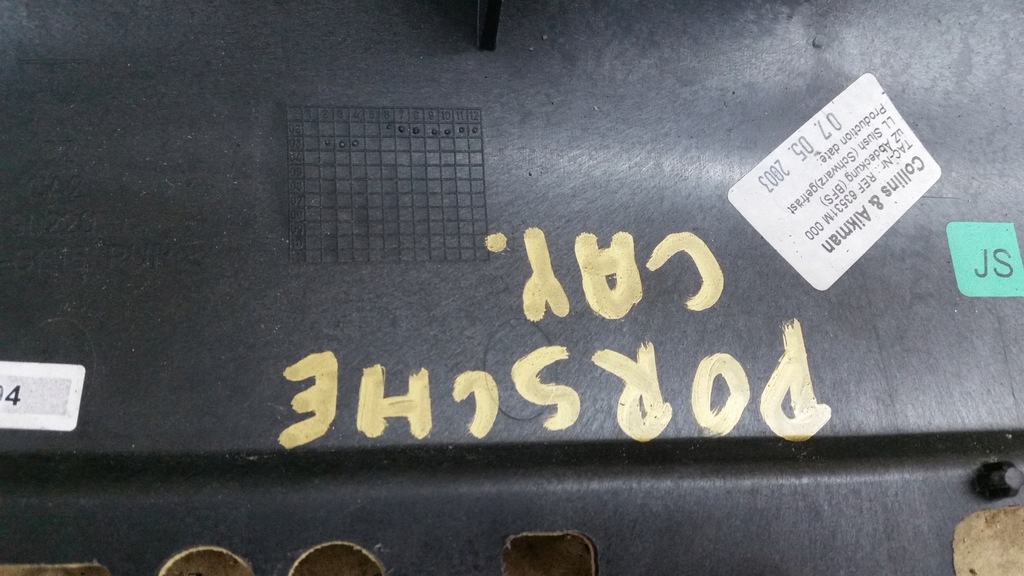 фото №5, Накладка панель приладів панелі з решітка porsche cayenne