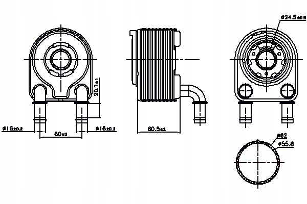 фото №2, Радиатор масла renault grand scenic iii megane megane iii scenic iii