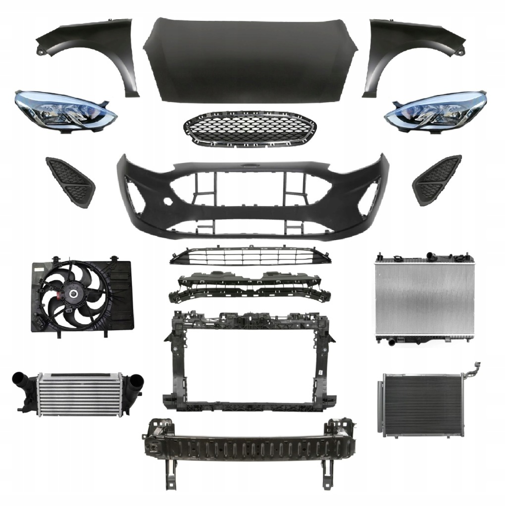 Купить Fiesta 17- перед капот бампер ремень крыло лампа