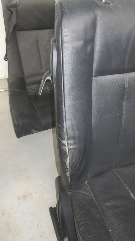 фото №8, Bmw e63 сидіння сидіння заднє сидіння сидіння оббивка шкіра чорні