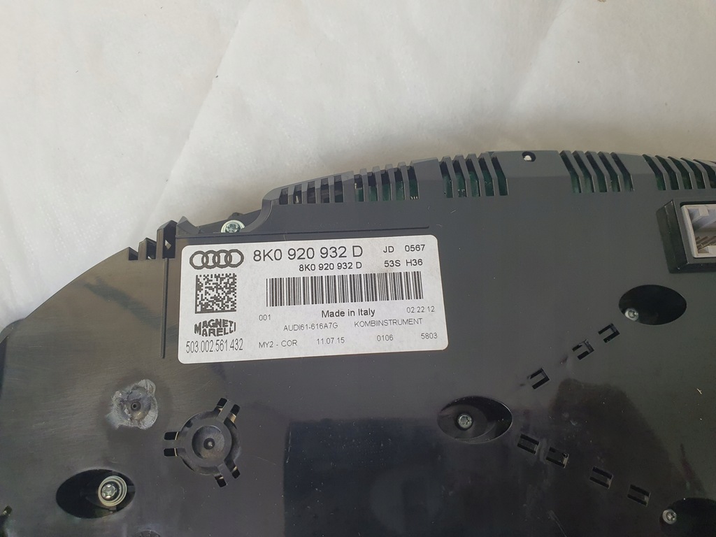 фото №6, Лічильник приладова панель прилади audi a4 b8 8k0920932d