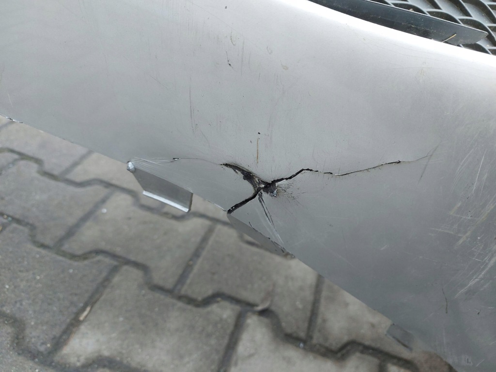 Mercedes eqv w447 v-klasa, 2021 бампер перед передній сріблястий 9744 foto ! Зі Шроту