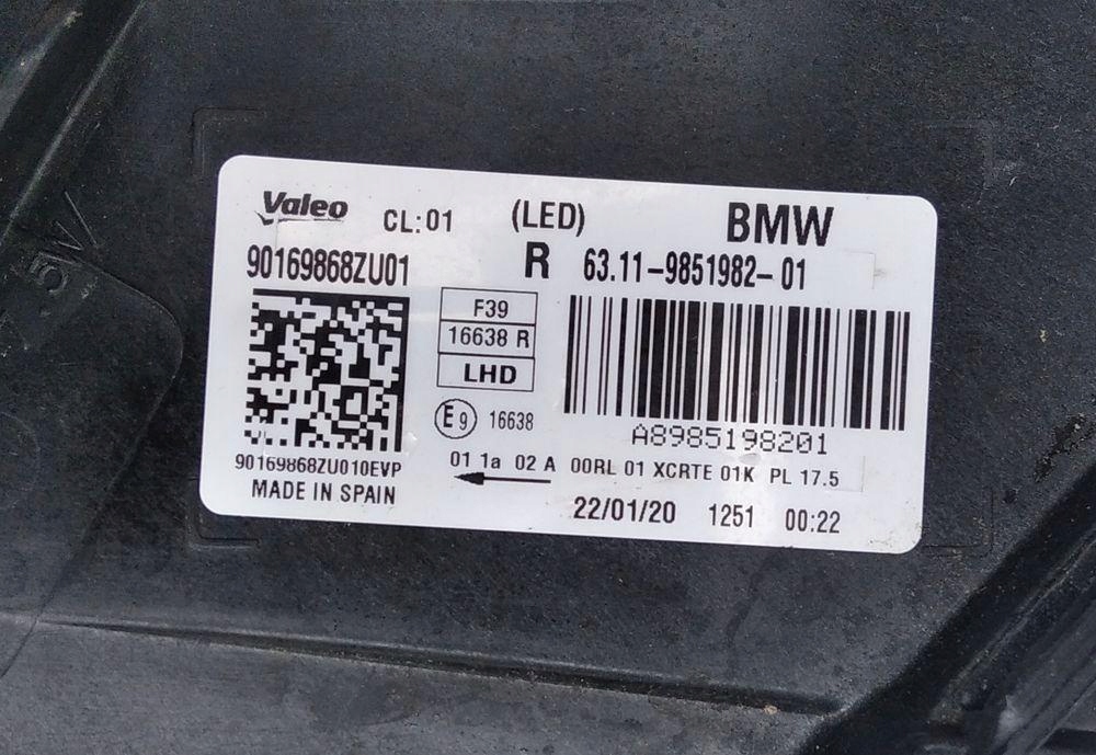 фото №8, Bmw x2 f39 full led led лампа правая