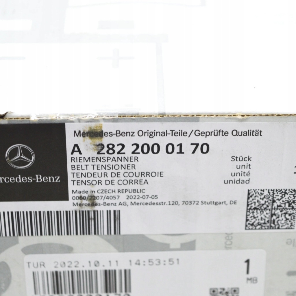 Купити Mercedes-benz cla coupe c118 натягувач ремінь a2822000170