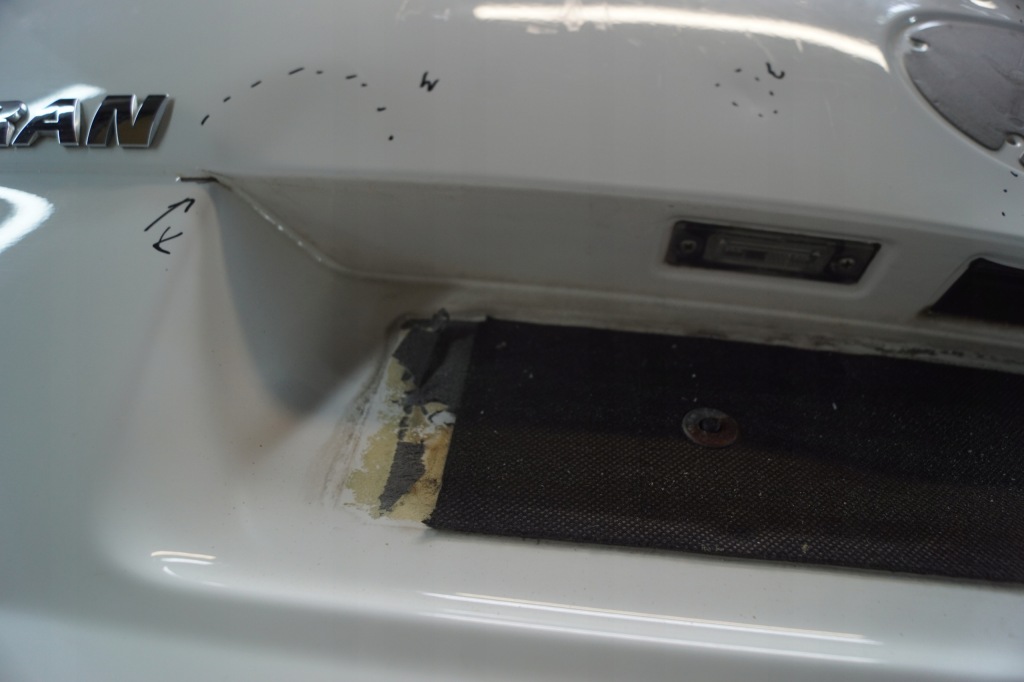 фото №13, Крышка багажника багажника задняя vw touran i lift