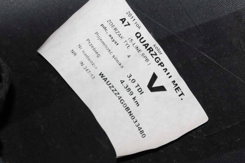 фото №15, Audi a7 s7 бампер задний задняя pdc s-line q4q4 ly7g szary 4g8807511ac 4g88070