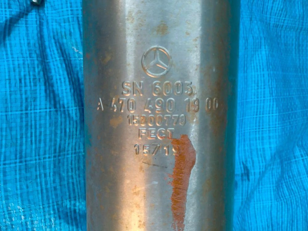 фото №9, Mercedes w470 350d фільтр часток твердих каталізатор dpf гасник a4704901900