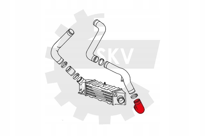 фото №10, Skv 6k0145832c шланг турбіни