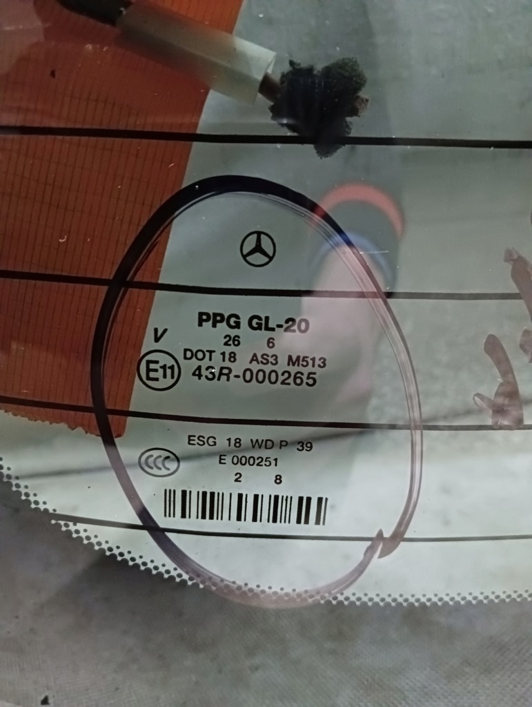 фото №2, Скло задня mercedes r - klasa w251 2006- as3 or. тонована оригінал