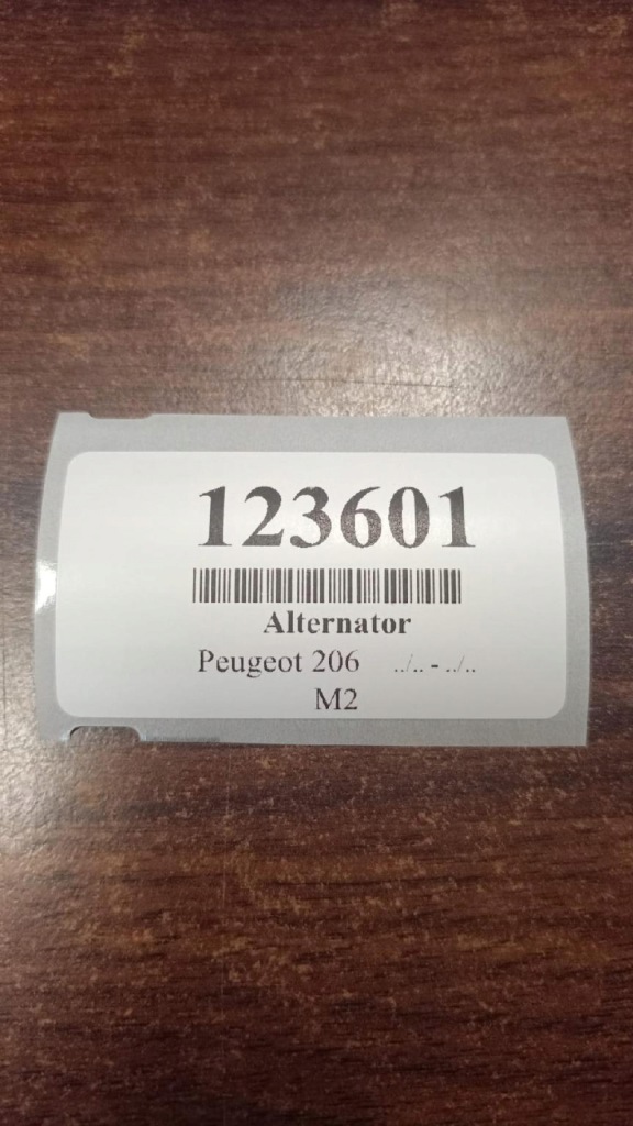 Peugeot 206 1.6 генератор 9641398480 Киев