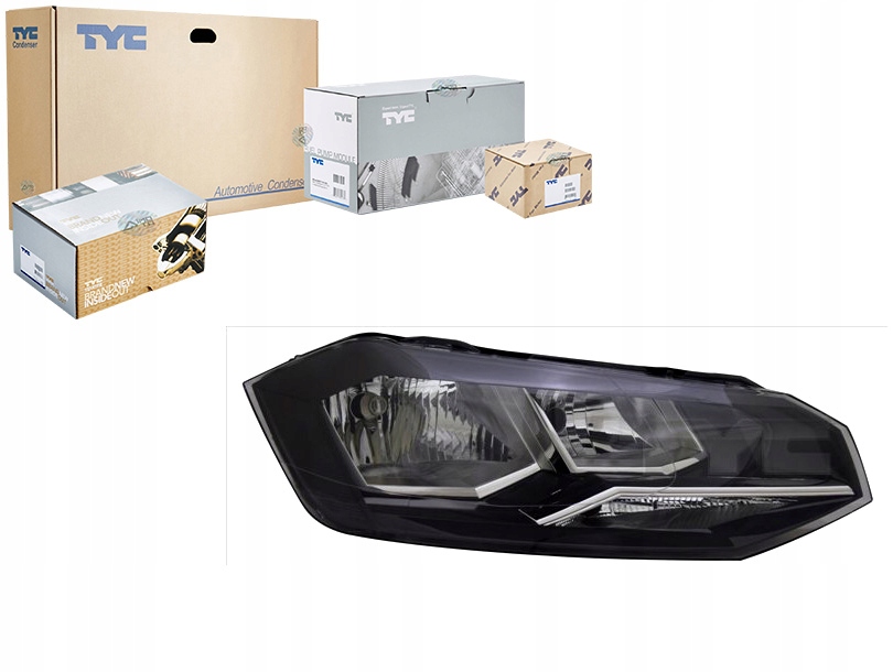 фото №1, Фара p vw polo vi aw 09.17- tyc