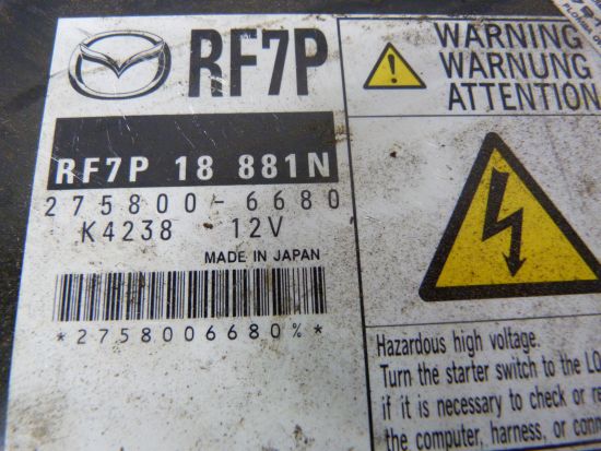 фото №3, Бортовий комп'ютер імобілайзер 2758006680 mazda 5