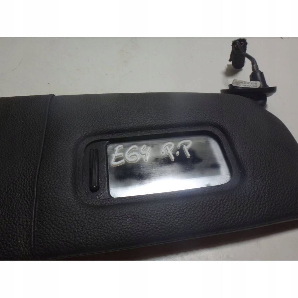 фото №8, Защита солнцезащитная левая czarna кожа poświetlana bmw e64 cabrio