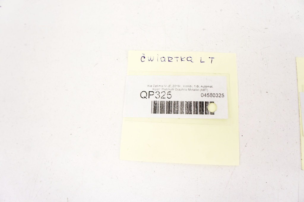 фото №8, Qp325 kia optima iv jf четверть крыло левый задняя platinum graphite металлик