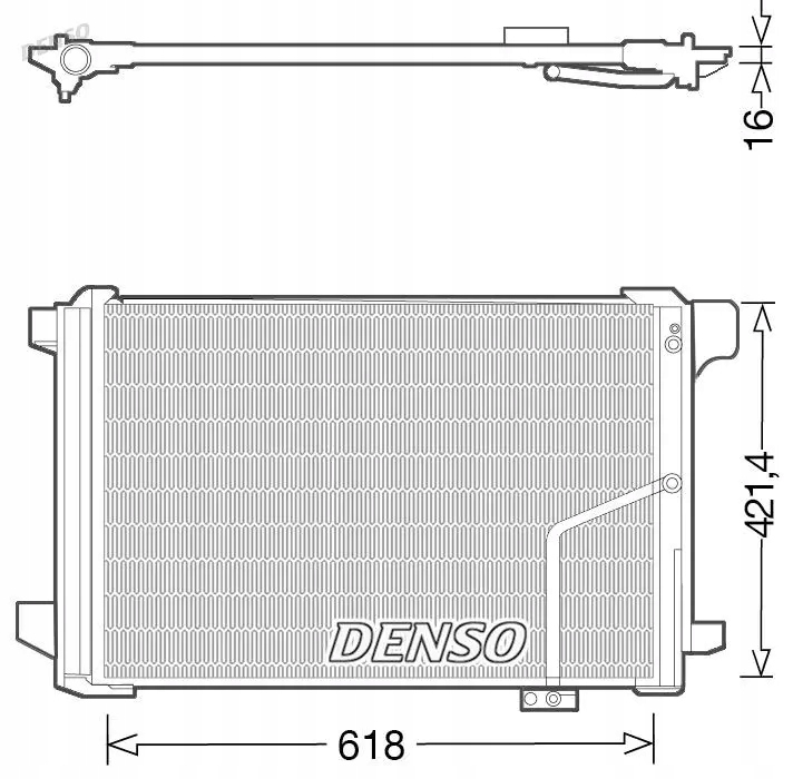 фото №2, Конденсатор радіатор кондиціонера з осушувач