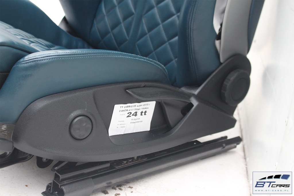 фото №9, Audi tt cabrio сиденья комплект сидений сидений сиденья сиденье обивка 8s 8