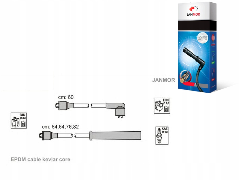 фото №1, Дроти запалювання kpl. ford janmor