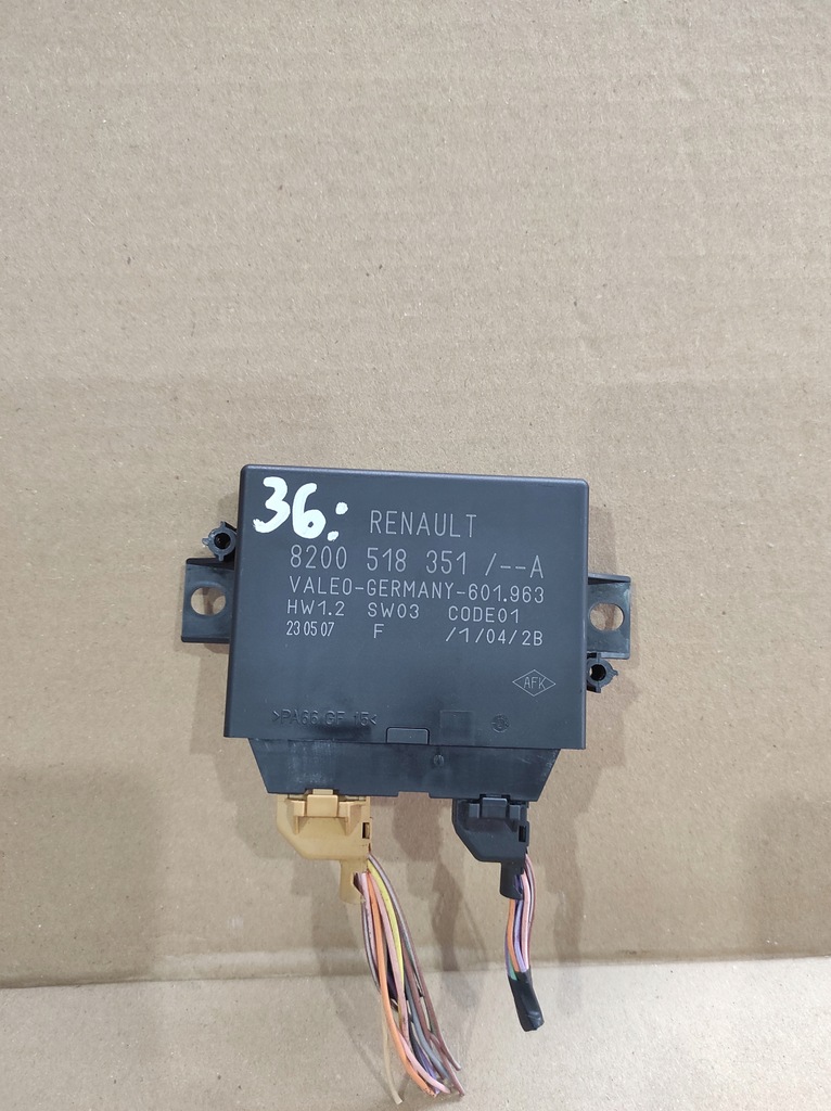 фото №1, Модуль блок керування паркування pdc renault scenic ii lift grand 8200518351