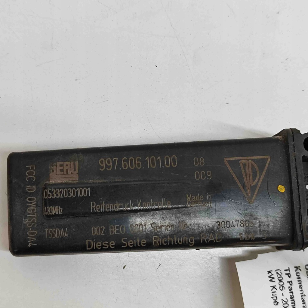 фото №7, Модуль контроля давления w шинах porsche cayman 987 99760610100