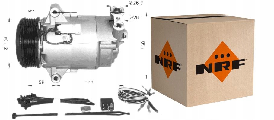Nrf 32427 компресор, кондиціонер Недорого