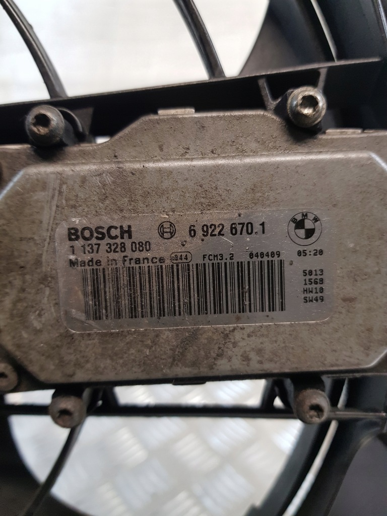 фото №8, Вентилятор радіатора оригінальний номер 7 525 508 bmw e46 1.8b lift kombi 04r-