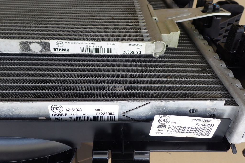 Ducato jumper boxer 3 2.0 радіатор комп'ютер. вентилятор радіатор води кондиціонер Ціна