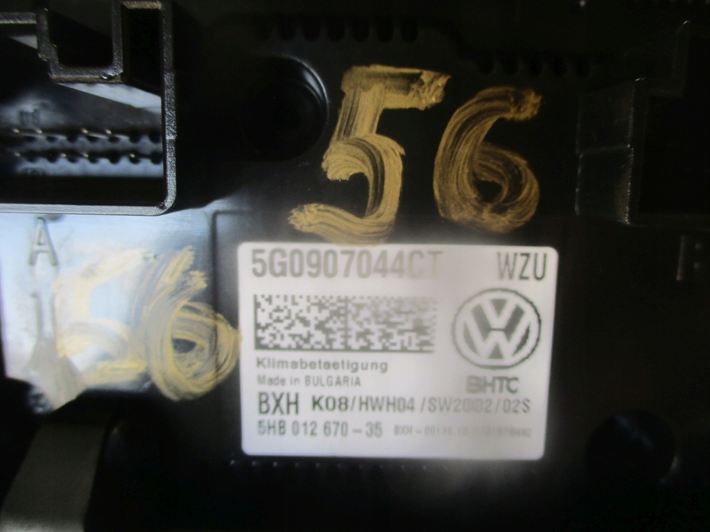 фото №9, Панель кондиционера рамка 5g0907044ct vw t-roc