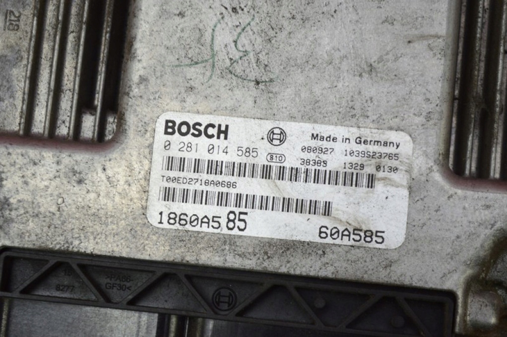 фото №7, Блок управления 1860a585 0281014585 mitsubishi lancer viii 2.0 di-d 140 km 07-11