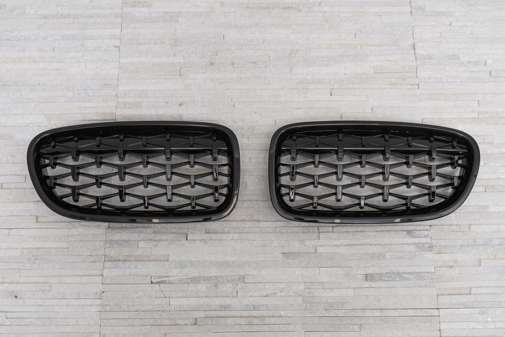 фото №11, Bmw seria 5 f10 09-17 решітка радіатора чорний передній diamond