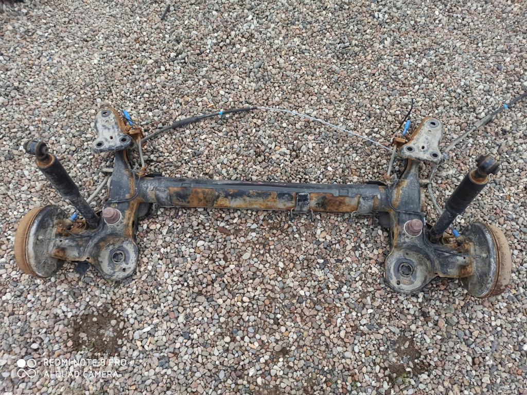 фото №1, Oś задня задня балка підвіска citroen c3 iii гальмівні барабани