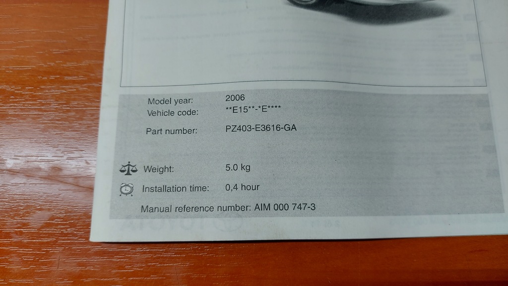 фото №16, Багажник даховий toyota corolla e15 06-13