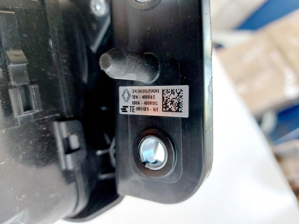 фото №7, Renault scenic v 24r. e-tech роз'єм зарядний пристрій шланг 243405299r