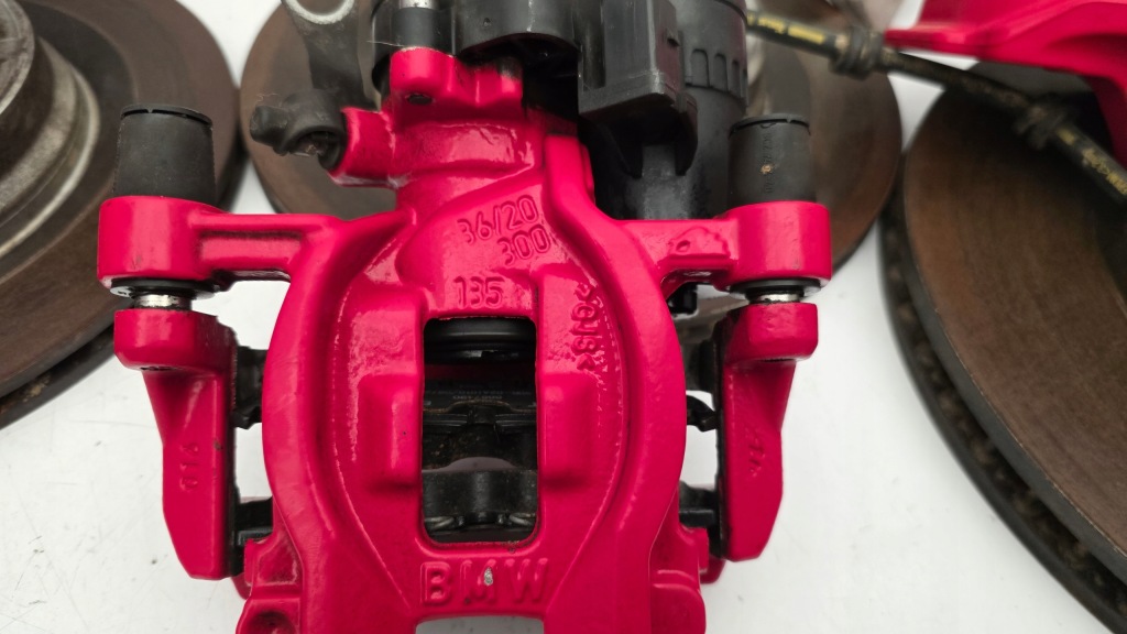 Гальмівні диски гальмівні супорти перед задній bmw f48 f40 f44 m набір червоні 360/30 Доставка