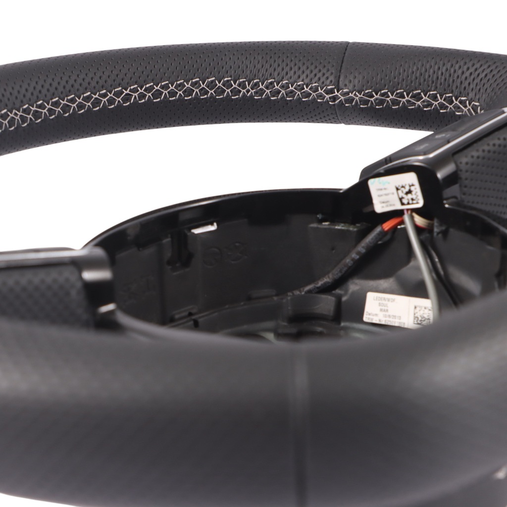 фото №9, Audi rs4 b8 повітропровід nowa czarna шкіра пелюстки перемикання зрізана білий nić