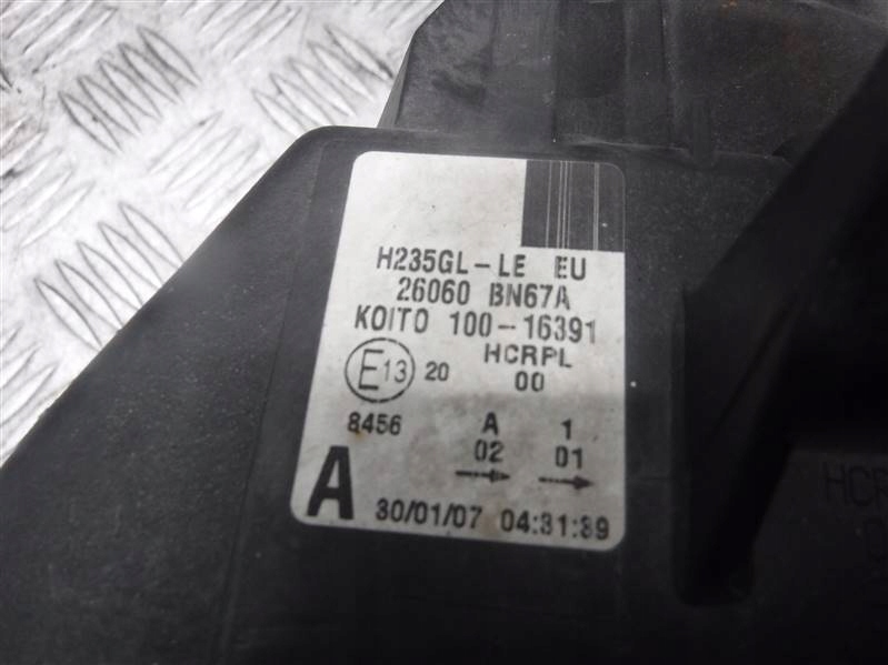 фото №4, Лампа левая передняя nissan almera n16 lift