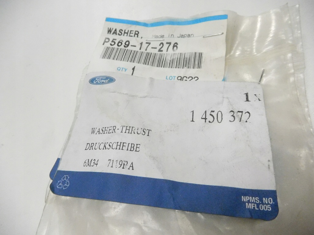 фото №6, Washer-thrust ford ranger оригинальный номер 1450372