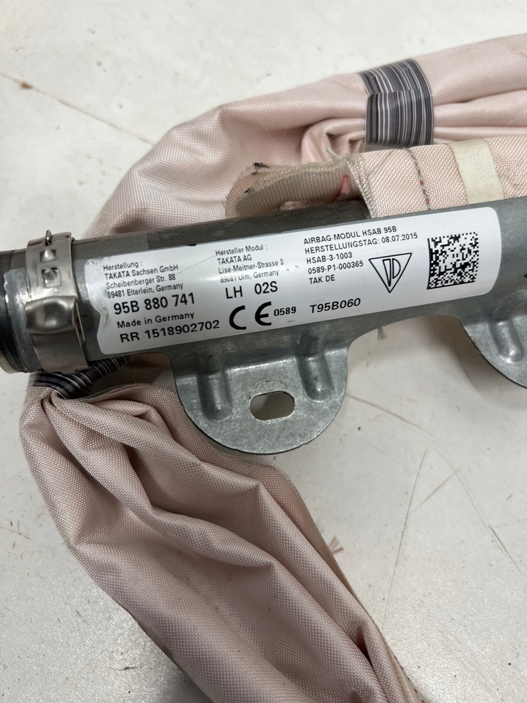 фото №7, Porsche macan подушка шторка безопасности подушка безопасности 2x