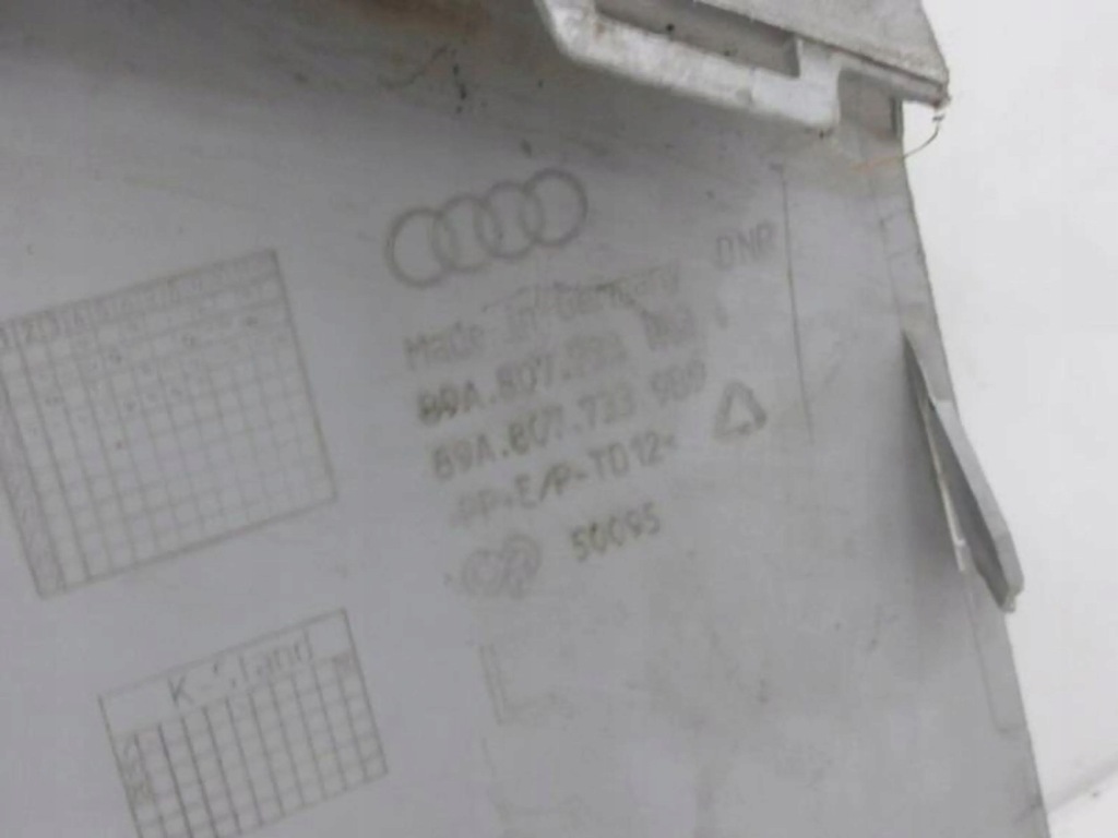 фото №10, Audi q4 e-tron 89a накладка спойлер бампер перед