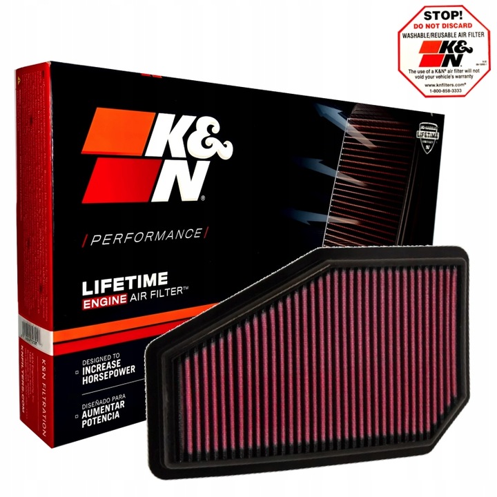 фото №1, Honda civic viii type r k&n фильтр pow 33-2948