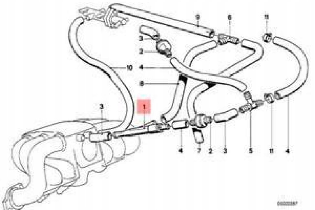 фото №7, Насос повітря bmw e21 e28 e30 e34 e38 e39 cabrio coupe 1284269